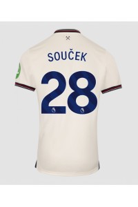 Fotbalové Dres West Ham United Tomas Soucek #28 Venkovní Oblečení 2025-26 Krátký Rukáv